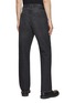 Back View - Click To Enlarge - LOEWE - Leather Logo Patch Straight Leg Jeans