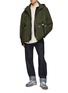 Figure View - Click To Enlarge - LOEWE - Buckle Strap Hooded Parka Jacket