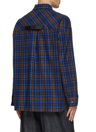 Back View - Click To Enlarge - LOEWE - Chequered Fannel Shirt