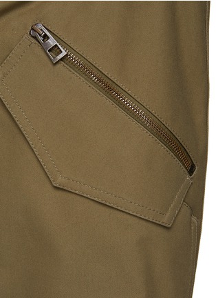  - LOEWE - Diagonal Zip Patch Pocket Cargo Pants