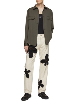 Figure View - Click To Enlarge - LOEWE - Double Flap Pocket Shirt