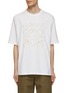 Main View - Click To Enlarge - LOEWE - Distorted Logo Cotton T-Shirt