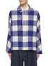 Main View - Click To Enlarge - LOEWE - Oversized Check Wool Shirt
