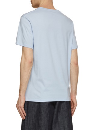 Back View - Click To Enlarge - LOEWE - Anagram Embroidered Cotton T-Shirt