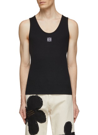 Main View - Click To Enlarge - LOEWE - Embroidered Anagram Vest