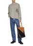 Figure View - Click To Enlarge - LOEWE - Woven Anagram Pocket Sweater
