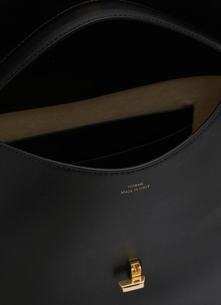 Detail View - Click To Enlarge - TOTEME - T-Lock Leather Top Handle Bag