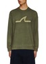 Main View - Click To Enlarge - PAUL & SHARK - Crewneck Garment Dyed Cotton Sweatshirt