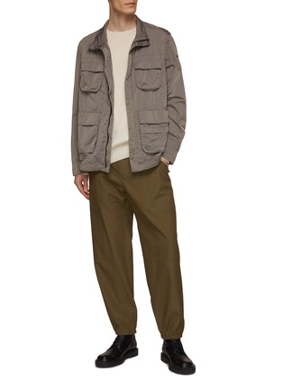 Figure View - Click To Enlarge - PAUL & SHARK - Zip Front High Neck Utility Field Jacket