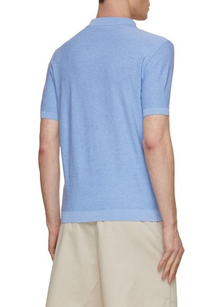 Back View - Click To Enlarge - PAUL & SHARK - Fresco Cotton Polo Shirt