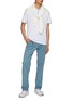 Figure View - Click To Enlarge - PAUL & SHARK - Contrast Stripe Trim Cotton Polo Shirt