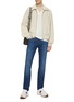 Figure View - Click To Enlarge - PAUL & SHARK - Flat Front Comfort Stretch Denim Jeans