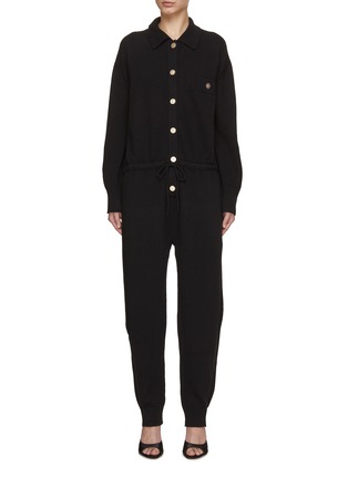 Main View - Click To Enlarge - BARRIE - x Sofia Coppola Slouchy Drawstring Jumpsuit