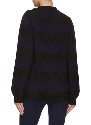 Back View - Click To Enlarge - BARRIE - x Sofia Coppola Wide Striped Sweater