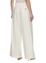 Back View - Click To Enlarge - GIA STUDIOS - Front Pleat Tailored Wide Leg Pants