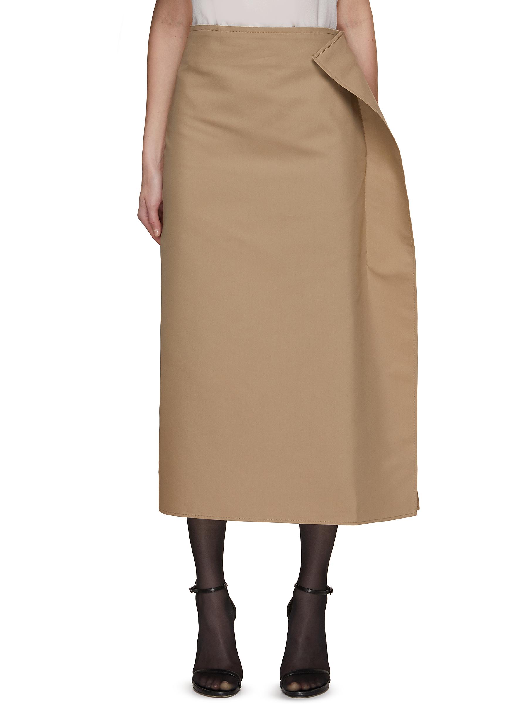 Side Flap Pencil Skirt