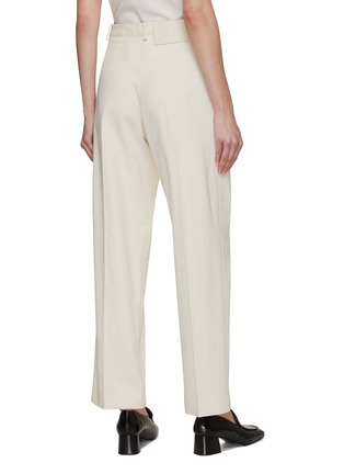 Back View - Click To Enlarge - GIA STUDIOS - Front Pleat Tailored Cocoon Pants