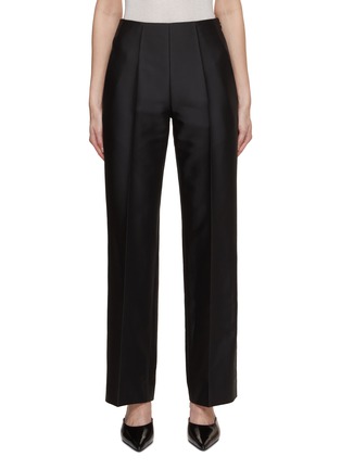 Main View - Click To Enlarge - GIA STUDIOS - Pleated Straight Leg Pants