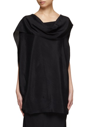 Main View - Click To Enlarge - GIA STUDIOS - Scarf Collar Top