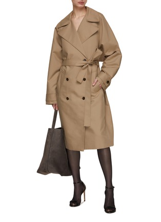 Figure View - Click To Enlarge - GIA STUDIOS - Double Breasted Trench Coat