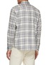 Back View - Click To Enlarge - THEORY - Irving Plaid Cotton Shirt