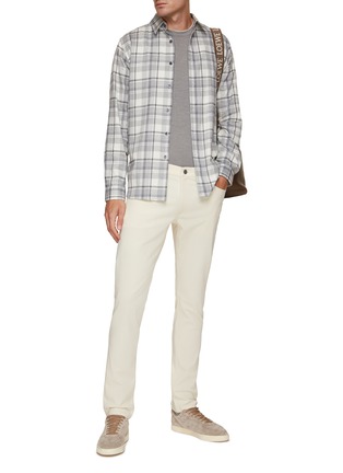 Figure View - Click To Enlarge - THEORY - Irving Plaid Cotton Shirt