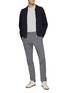 Figure View - Click To Enlarge - THEORY - Ryke Zip Up Cotton Cashmere Cardigan