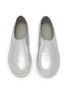 Detail View - Click To Enlarge - EQUIL - Brooklyn Metallic Leather Mirror Flats