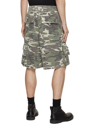 Back View - Click To Enlarge - WE11DONE - Camouflage Cargo Shorts