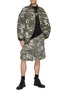 Figure View - Click To Enlarge - WE11DONE - Camouflage Cargo Shorts