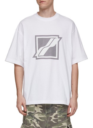 WE11DONE | Big Stripe Logo T-Shirt