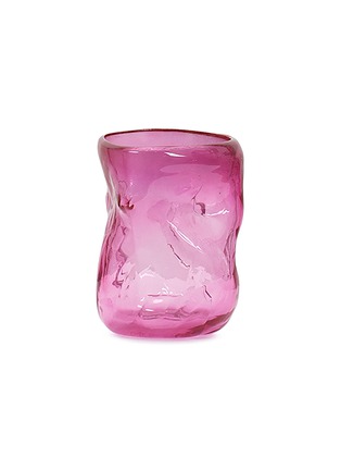 Main View - Click To Enlarge - LA ROMAINE EDITIONS - Murano Glass Tumbler — Rose Boréal
