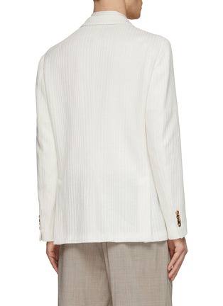 Back View - Click To Enlarge - LARDINI - Single Breasted Knit Blazer