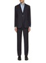 Main View - Click To Enlarge - LARDINI - Easy Wear Striped Single Breasted Suit