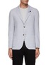 Main View - Click To Enlarge - LARDINI - Deconstructed Knit Single Breasted Blazer