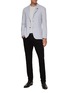 Figure View - Click To Enlarge - LARDINI - Deconstructed Knit Single Breasted Blazer