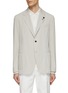 Main View - Click To Enlarge - LARDINI - Easy Wear Single Breasted Blazer