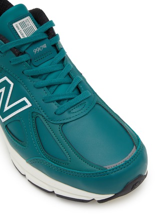 Detail View - Click To Enlarge - NEW BALANCE - 990V4 Low Top Lace Up Sneakers