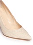 Detail View - Click To Enlarge - 73426 - Faux snakeskin pumps