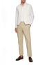 Figure View - Click To Enlarge - MAGNUS & NOVUS - Spread Collar Cashmere Cotton Shirt