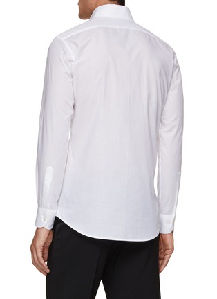 Back View - Click To Enlarge - MAGNUS & NOVUS - Spread Collar Cotton Shirt