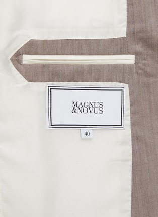  - MAGNUS & NOVUS - Single Breasted Wool Silk Blazer