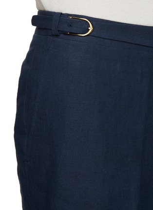  - MAGNUS & NOVUS - Side Adjuster Denim Linen Shorts
