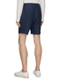 Back View - Click To Enlarge - MAGNUS & NOVUS - Side Adjuster Denim Linen Shorts