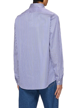 Back View - Click To Enlarge - MAGNUS & NOVUS - Spread Collar Stripe Shirt
