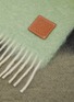 Detail View - Click To Enlarge - LOEWE - Gradient Stripe Mohair Wool Scarf