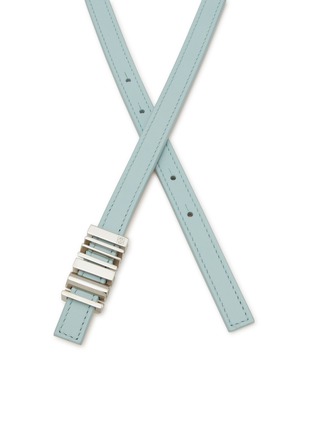Detail View - Click To Enlarge - LOEWE - Graphic Logo Buckle Calf Leather Belt