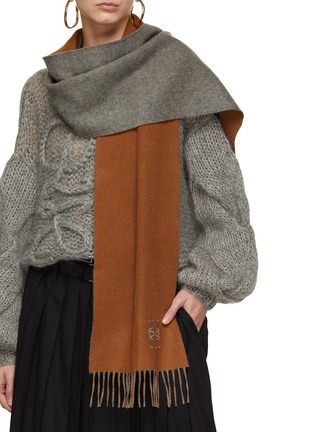 Figure View - Click To Enlarge - LOEWE - Anagram Wool Cashmere Scarf