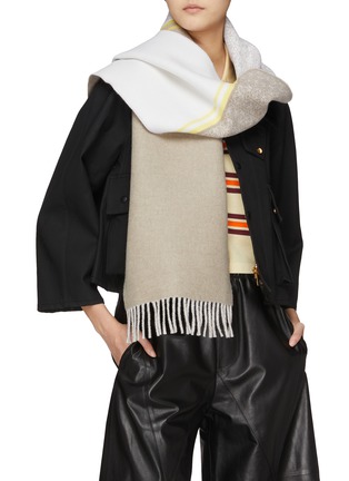 Figure View - Click To Enlarge - LOEWE - Anagram Wool Cashmere Scarf