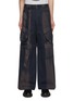 Main View - Click To Enlarge - JIYONGKIM - Sun Bleached Extra Wide Belted Cargo Pants